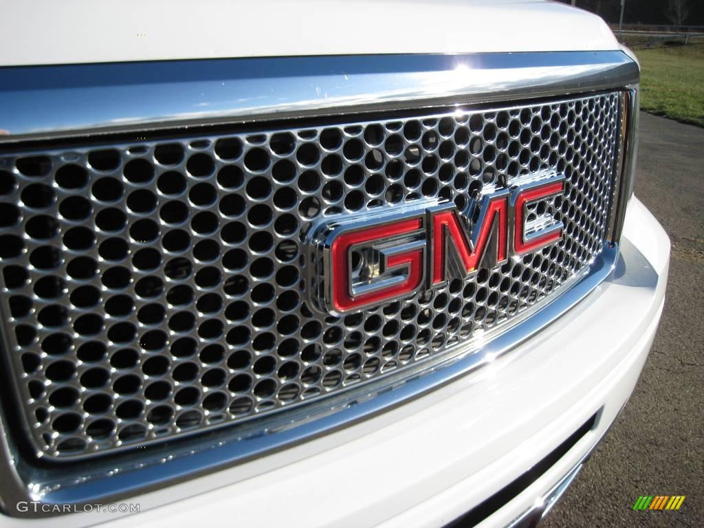 2008 Sierra 1500 Denali Crew Cab AWD - Polar White / Ebony photo #8