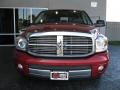 2007 Inferno Red Crystal Pearl Dodge Ram 1500 Laramie Mega Cab  photo #3