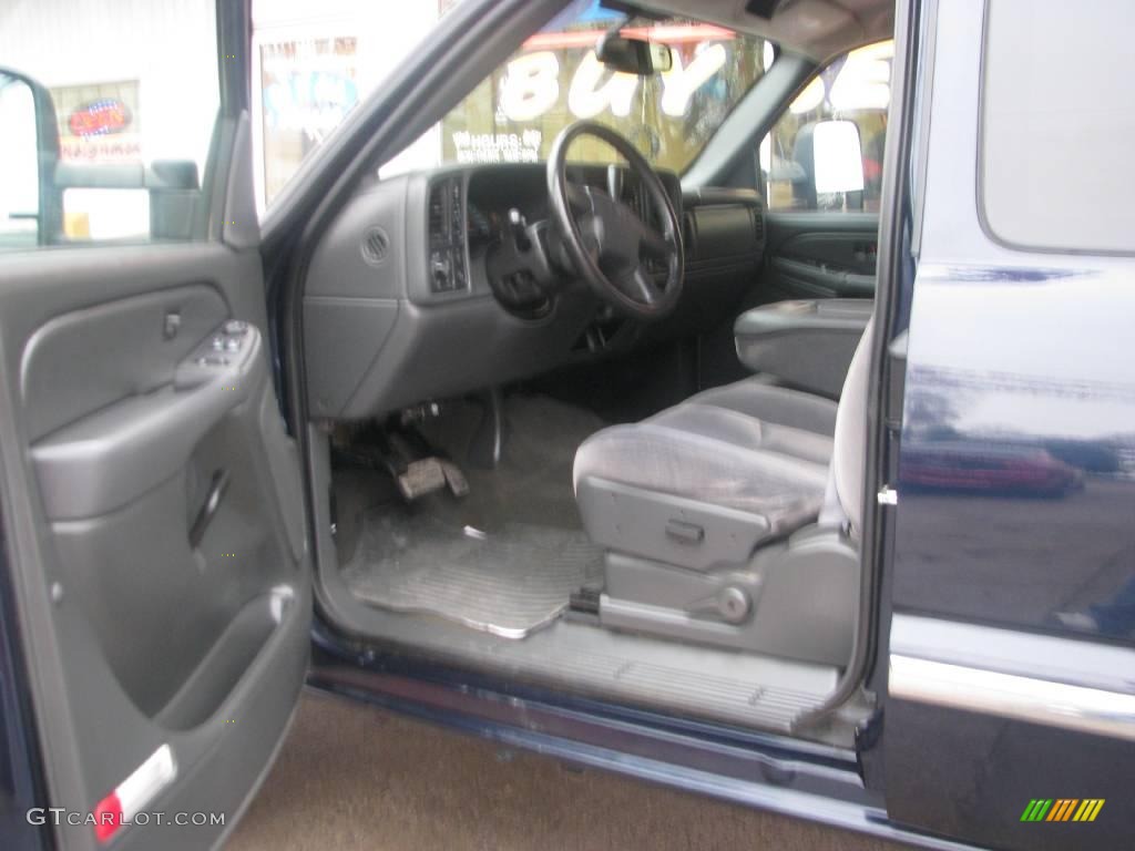 2006 Sierra 2500HD SLE Extended Cab 4x4 - Deep Blue Metallic / Dark Pewter photo #11