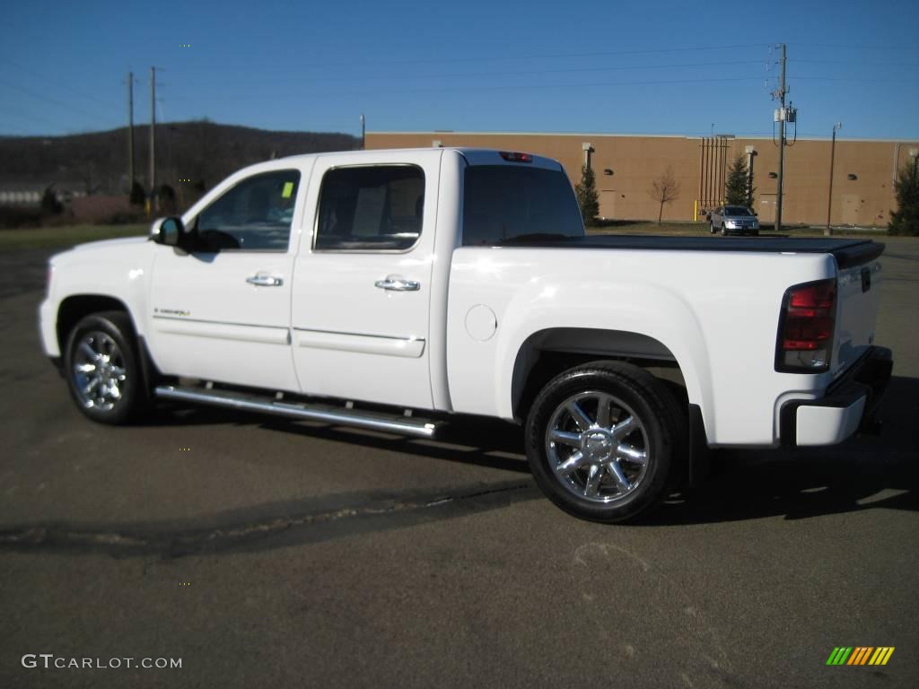 2008 Sierra 1500 Denali Crew Cab AWD - Polar White / Ebony photo #19