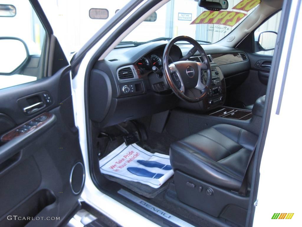 2008 Sierra 1500 Denali Crew Cab AWD - Polar White / Ebony photo #20
