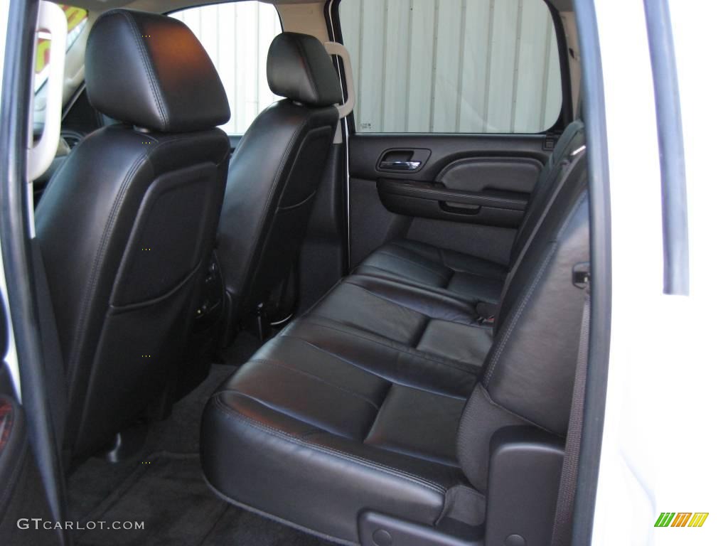 2008 Sierra 1500 Denali Crew Cab AWD - Polar White / Ebony photo #43