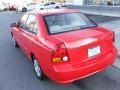 2004 Retro Red Hyundai Accent GL Sedan  photo #2