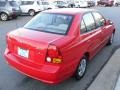 2004 Retro Red Hyundai Accent GL Sedan  photo #4