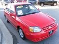 2004 Retro Red Hyundai Accent GL Sedan  photo #5