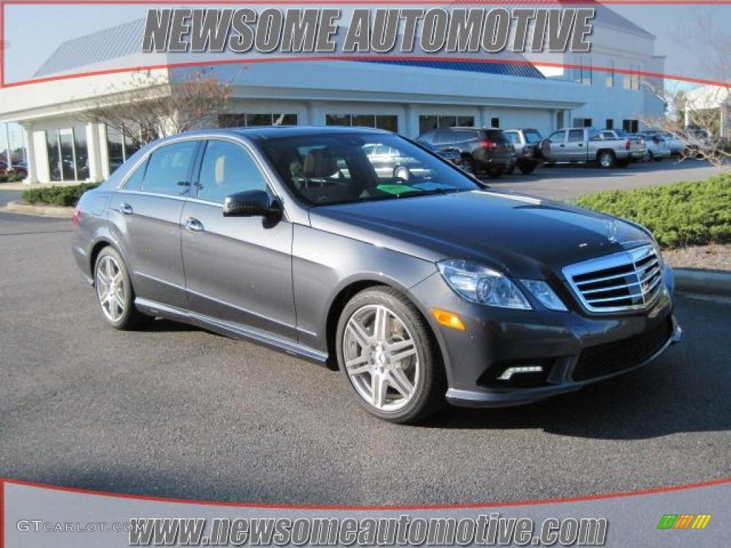 2010 E 550 Sedan - Steel Grey Metallic / Natural Beige photo #1