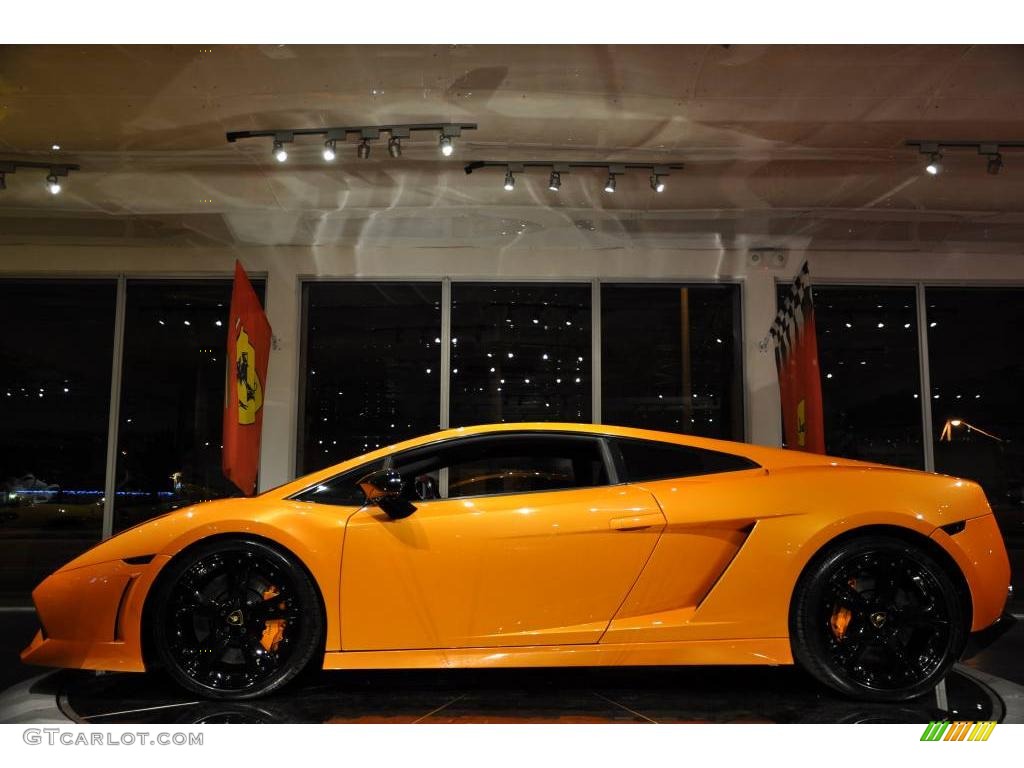 2004 Gallardo Coupe - Arancio Borealis / Nero Perseus photo #4