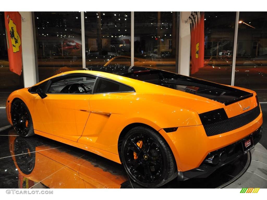 2004 Gallardo Coupe - Arancio Borealis / Nero Perseus photo #9