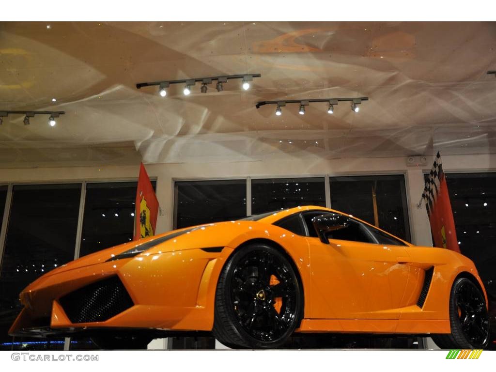 2004 Gallardo Coupe - Arancio Borealis / Nero Perseus photo #12