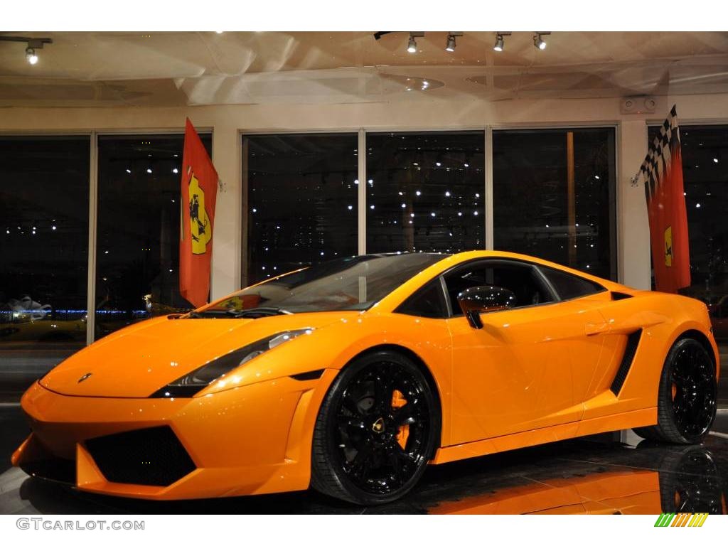 2004 Gallardo Coupe - Arancio Borealis / Nero Perseus photo #25