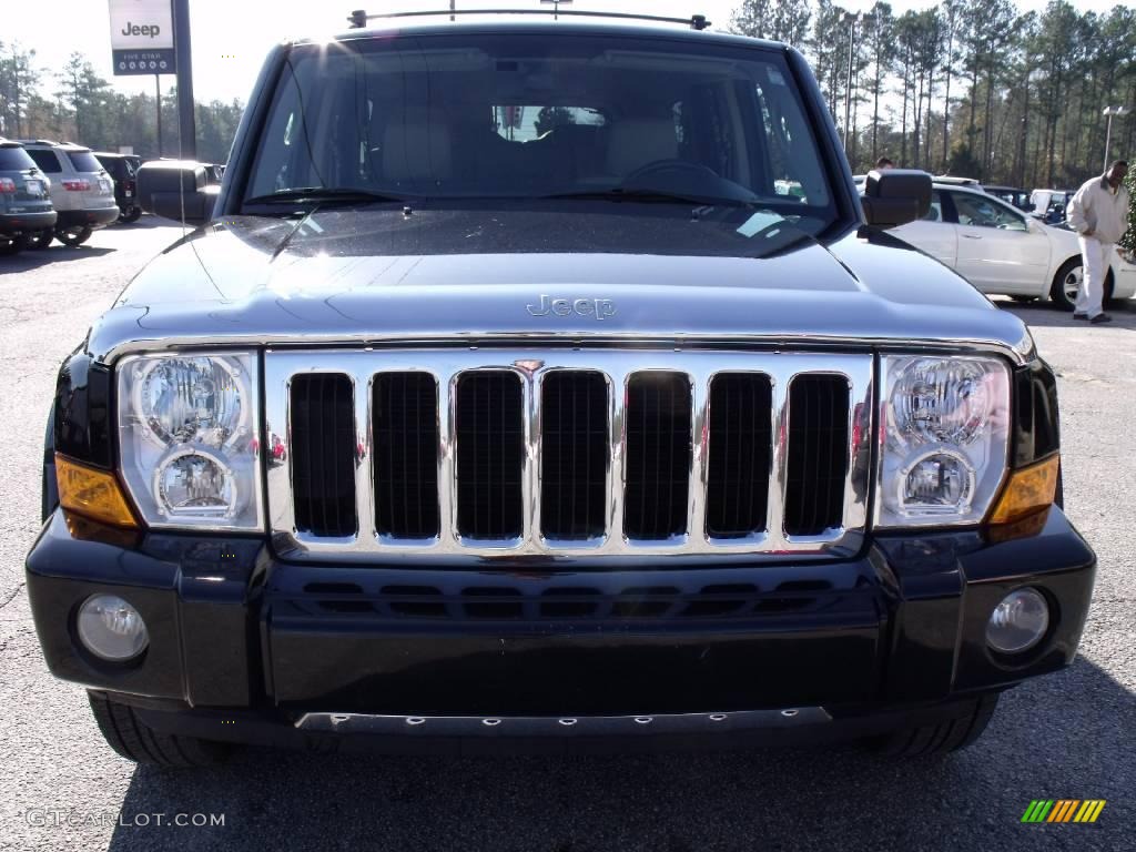 2006 Commander Limited - Black / Dark Slate Gray/Light Graystone photo #3