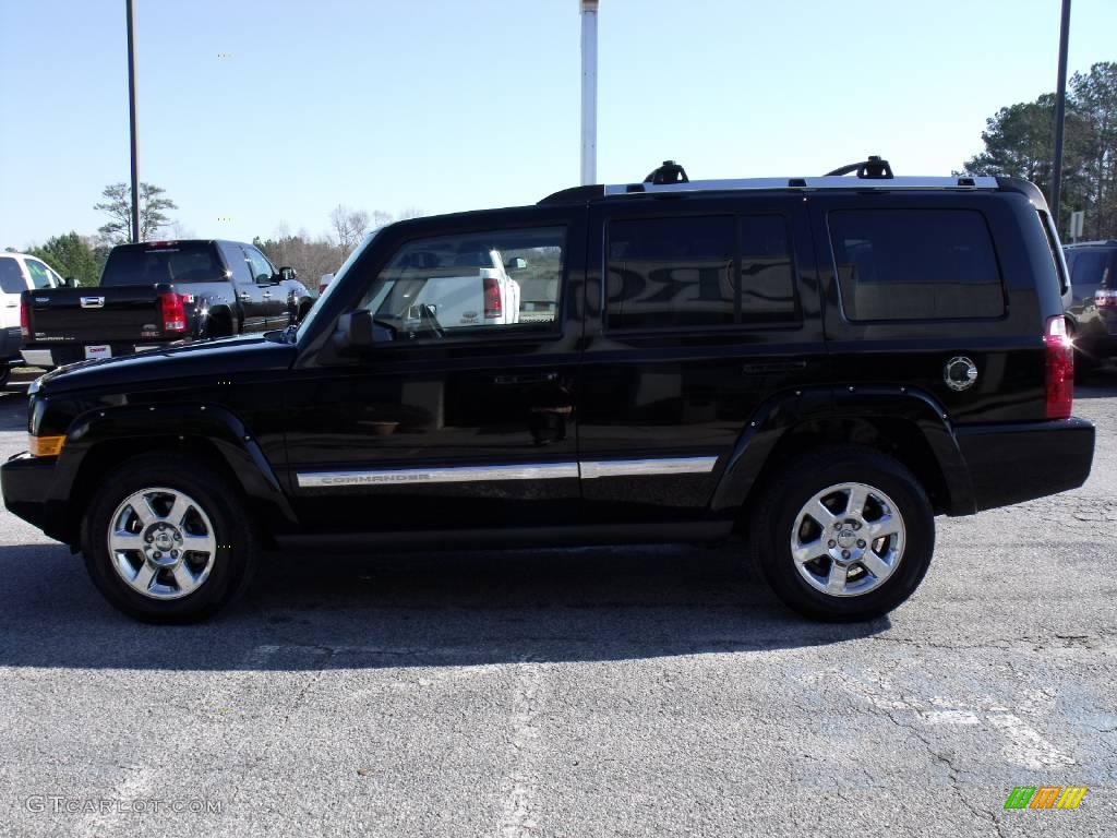 2006 Commander Limited - Black / Dark Slate Gray/Light Graystone photo #5