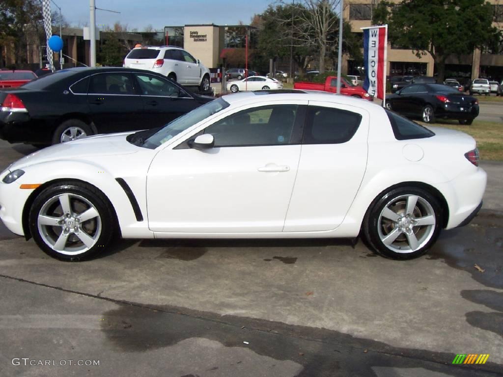 2005 RX-8  - Whitewater Pearl / Black photo #2