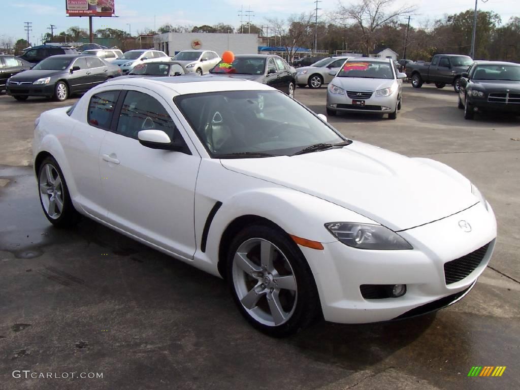 2005 RX-8  - Whitewater Pearl / Black photo #6