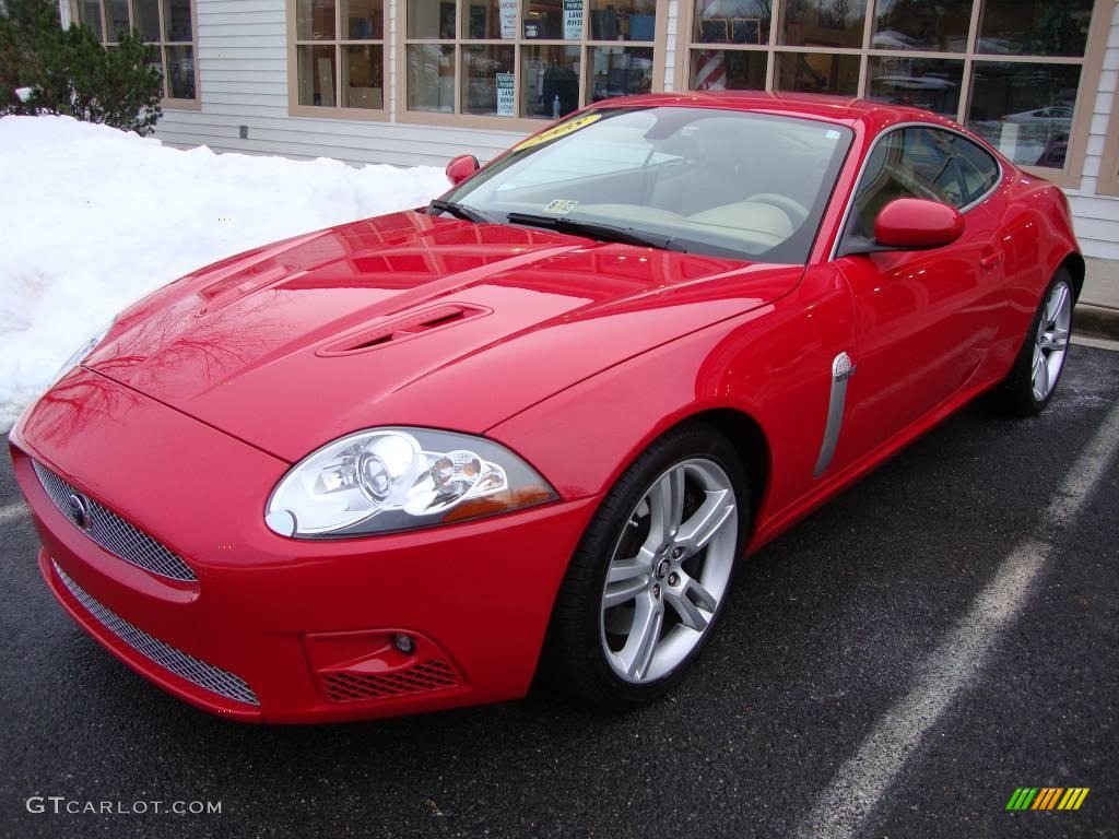 2008 XK XKR Coupe - Salsa Red / Caramel photo #1