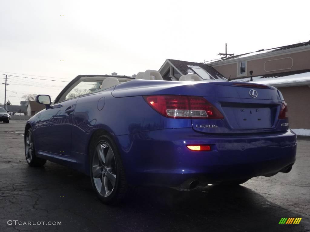 2010 IS 350C Convertible - Ultrasonic Blue Mica / Alabaster photo #4