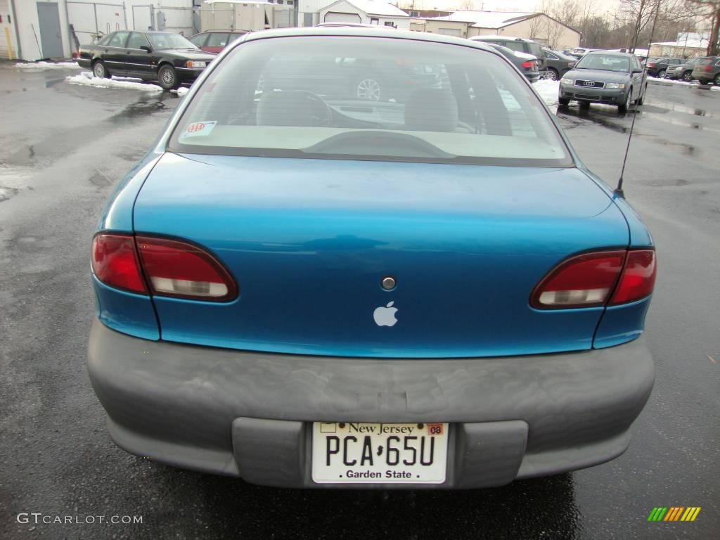 1995 Cavalier Sedan - Teal Blue Metallic / Gray photo #8