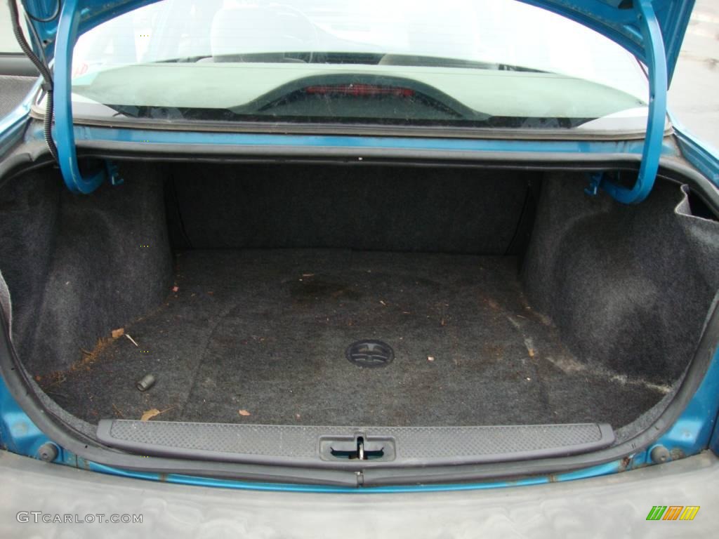 1995 Cavalier Sedan - Teal Blue Metallic / Gray photo #18