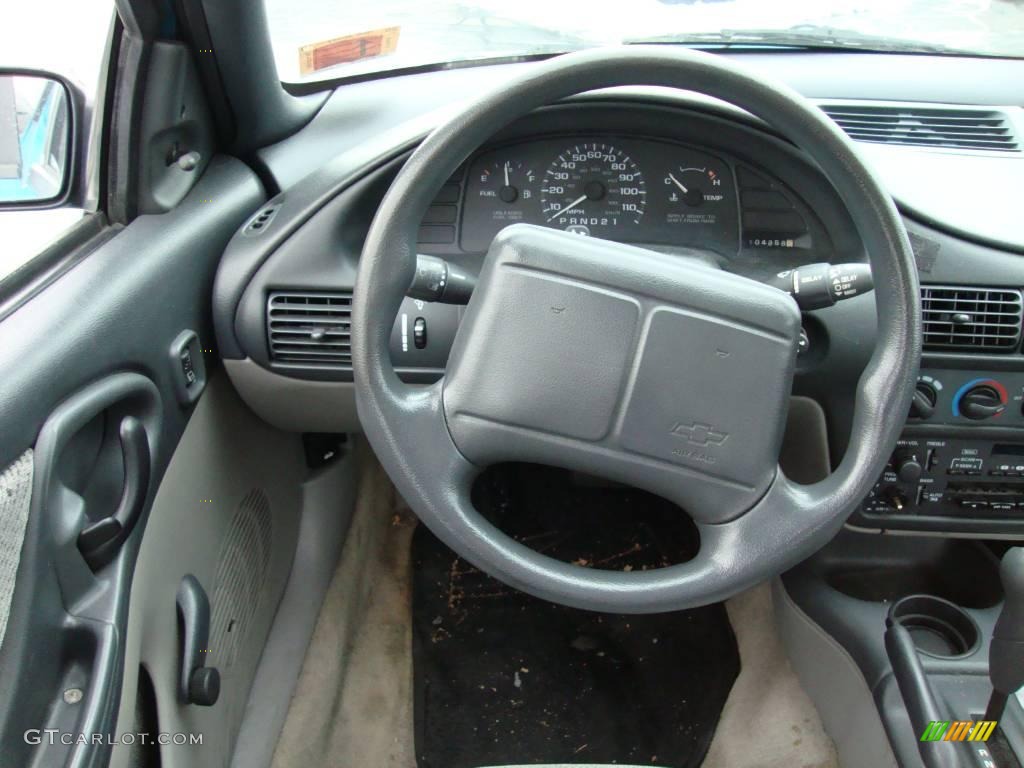 1995 Cavalier Sedan - Teal Blue Metallic / Gray photo #23