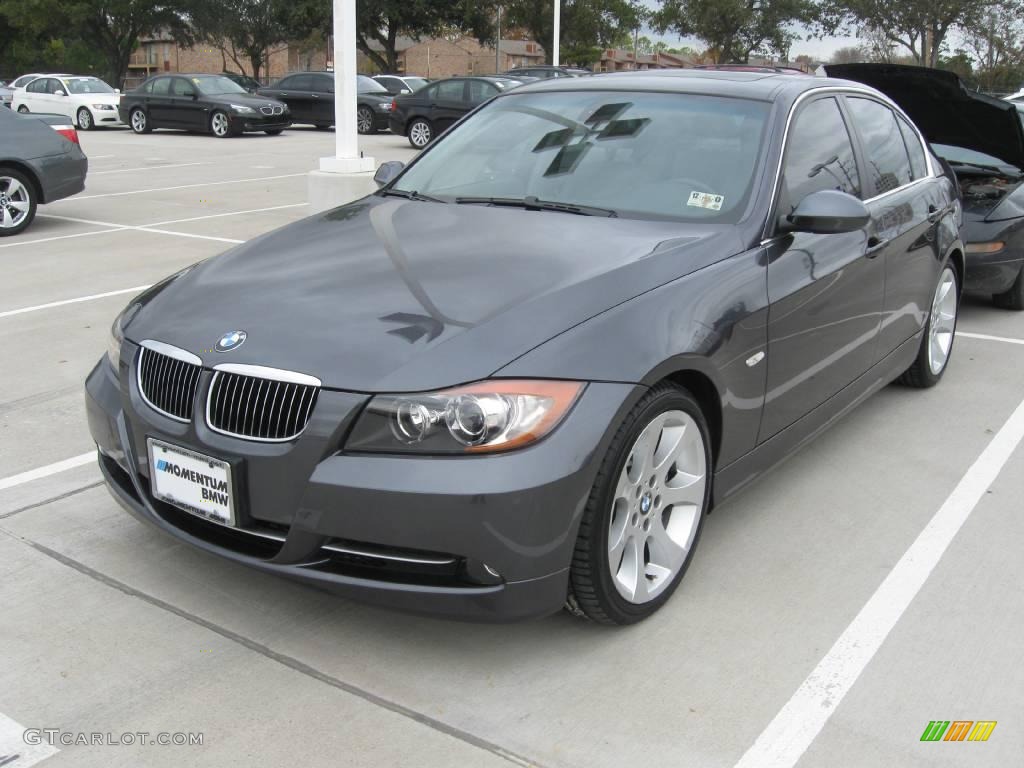 2007 3 Series 335i Sedan - Sparkling Graphite Metallic / Grey photo #1
