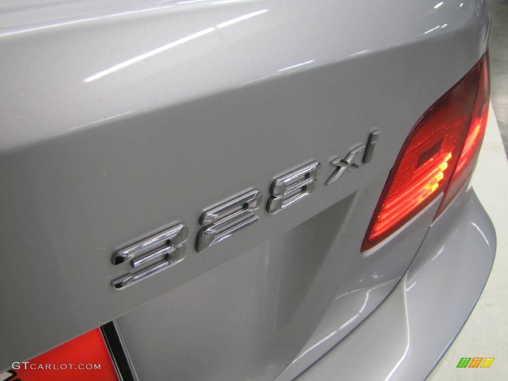 2007 3 Series 328xi Coupe - Titanium Silver Metallic / Black photo #7