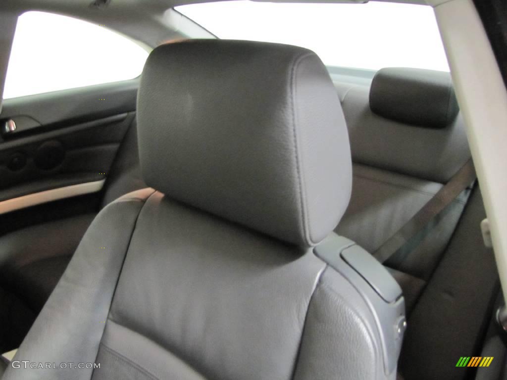 2007 3 Series 328xi Coupe - Titanium Silver Metallic / Black photo #18