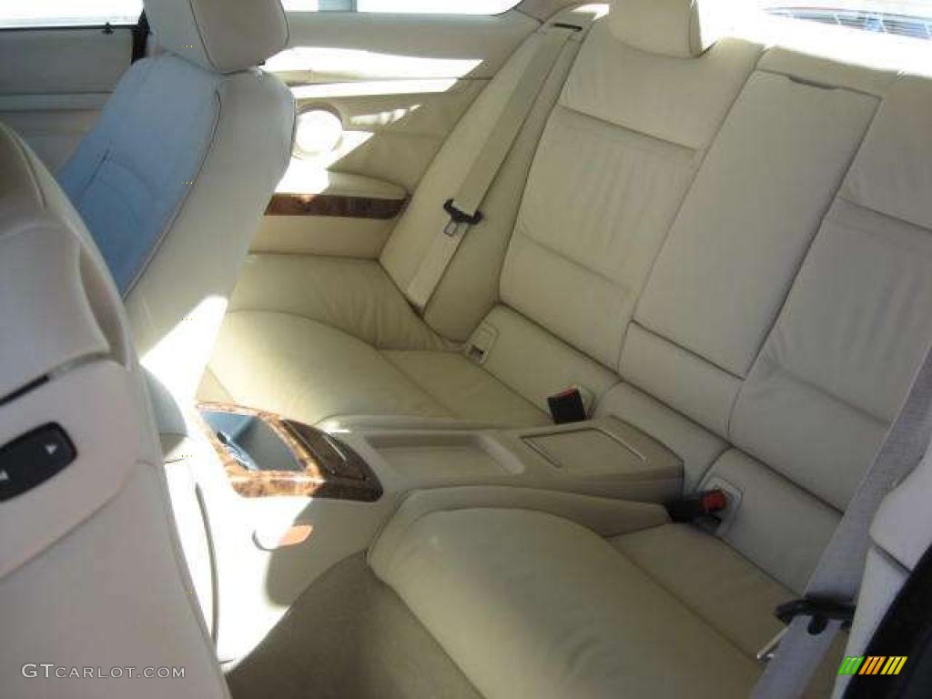 2007 3 Series 328i Coupe - Jet Black / Beige photo #7