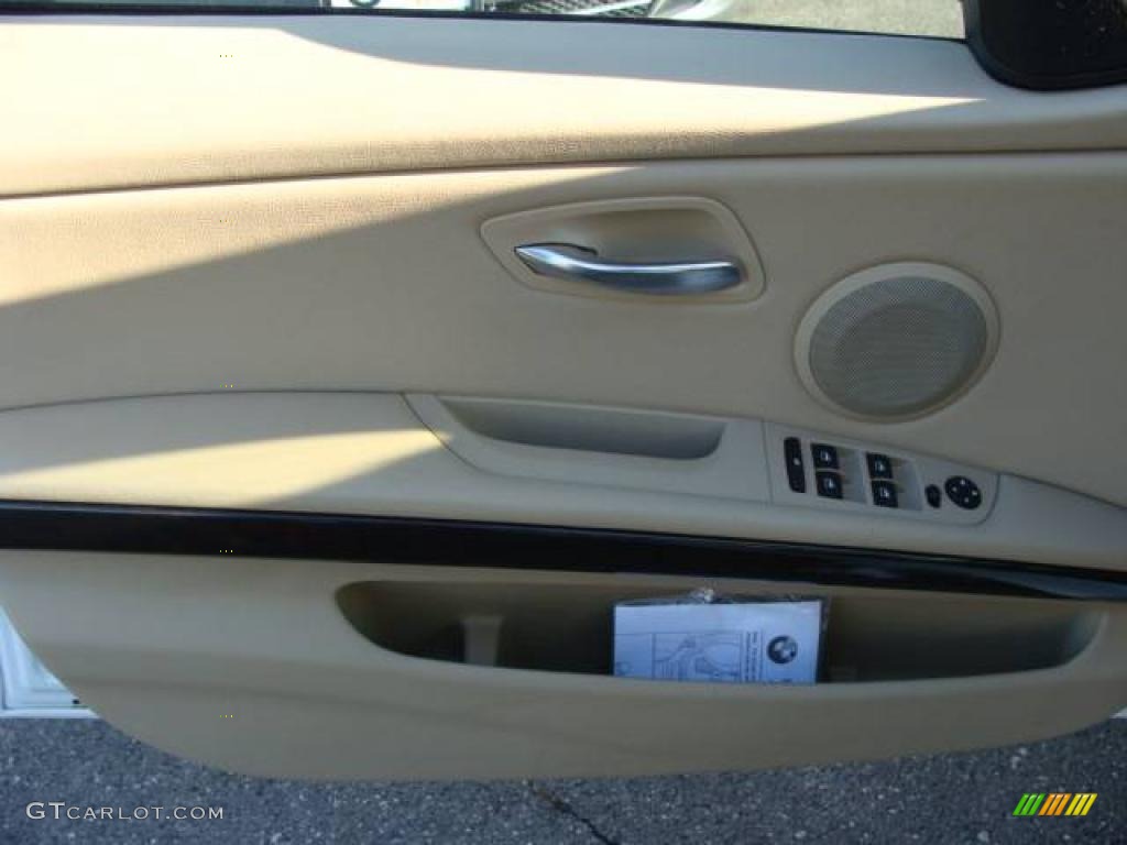 2007 3 Series 328i Sedan - Alpine White / Beige photo #9