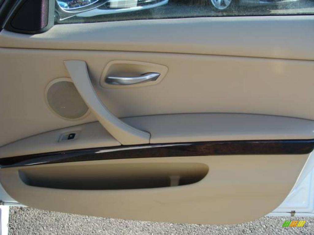 2007 3 Series 328i Sedan - Alpine White / Beige photo #21