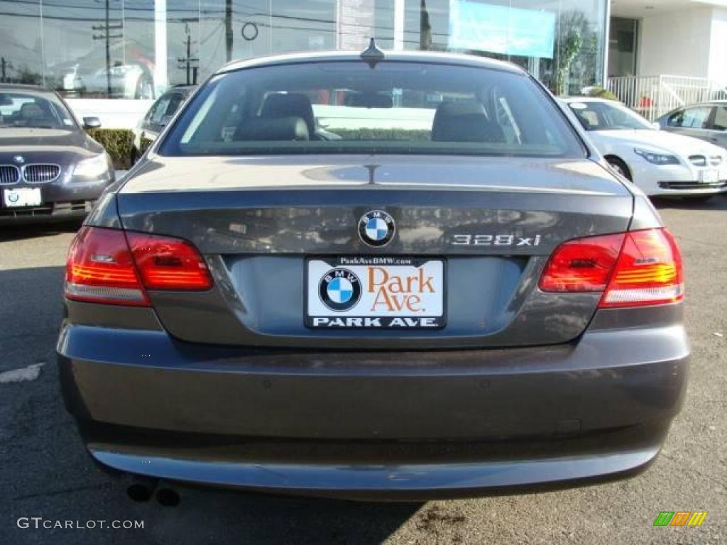 2007 3 Series 328xi Coupe - Sparkling Graphite Metallic / Black photo #7