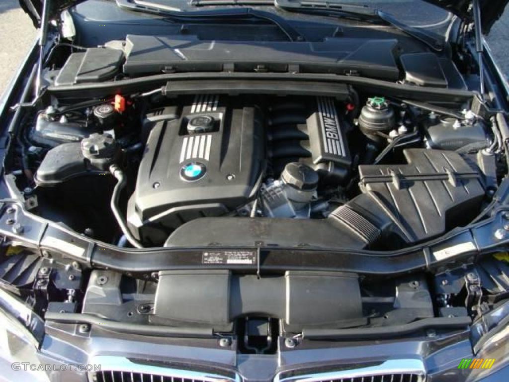2007 3 Series 328xi Coupe - Sparkling Graphite Metallic / Black photo #24