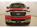 2005 Bright Red Ford F150 Lariat SuperCab 4x4  photo #2