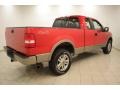 2005 Bright Red Ford F150 Lariat SuperCab 4x4  photo #6