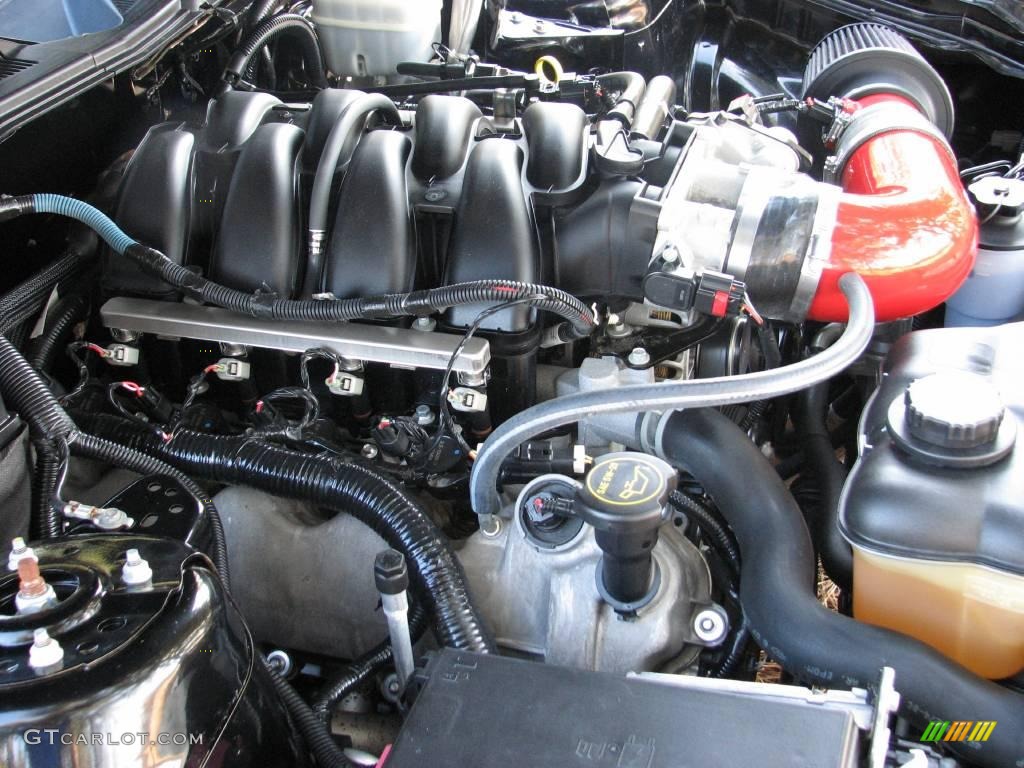 2006 Mustang GT Premium Coupe - Black / Red/Dark Charcoal photo #15