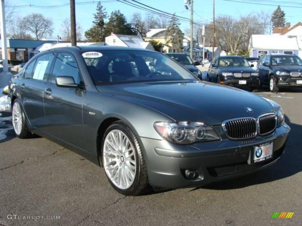 2008 7 Series 750Li Sedan - Titanium Grey Metallic / Black photo #2