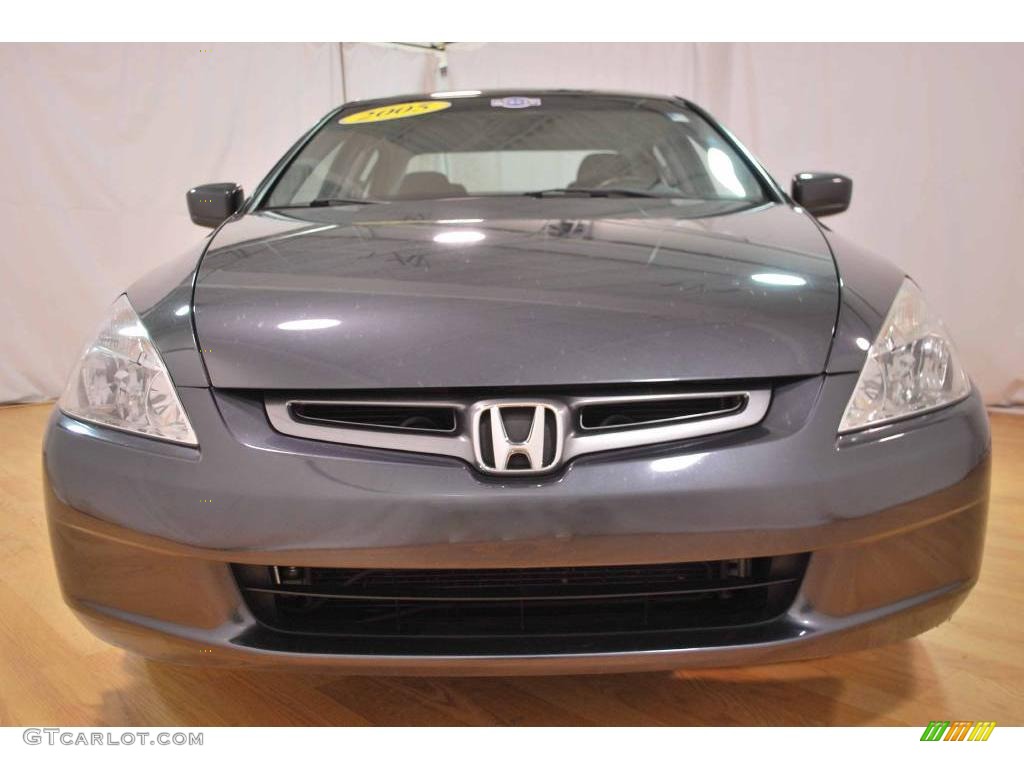 2005 Accord EX-L V6 Sedan - Graphite Pearl / Gray photo #8