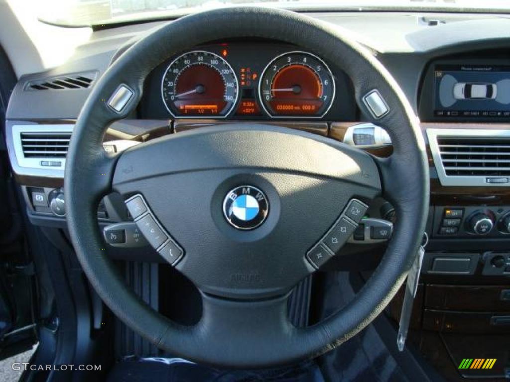 2008 7 Series 750Li Sedan - Titanium Grey Metallic / Black photo #13