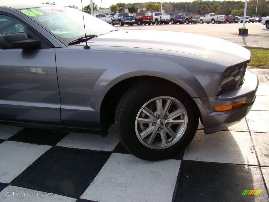 2006 Mustang V6 Deluxe Coupe - Tungsten Grey Metallic / Light Graphite photo #22