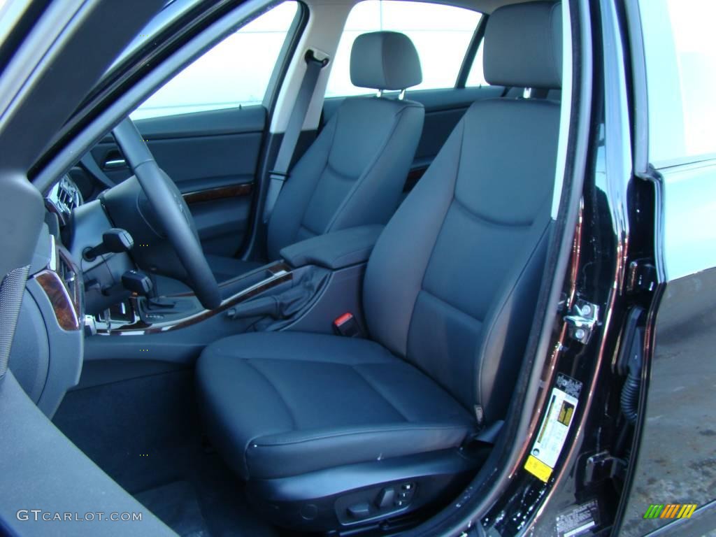 2009 3 Series 328xi Sedan - Black Sapphire Metallic / Black photo #8
