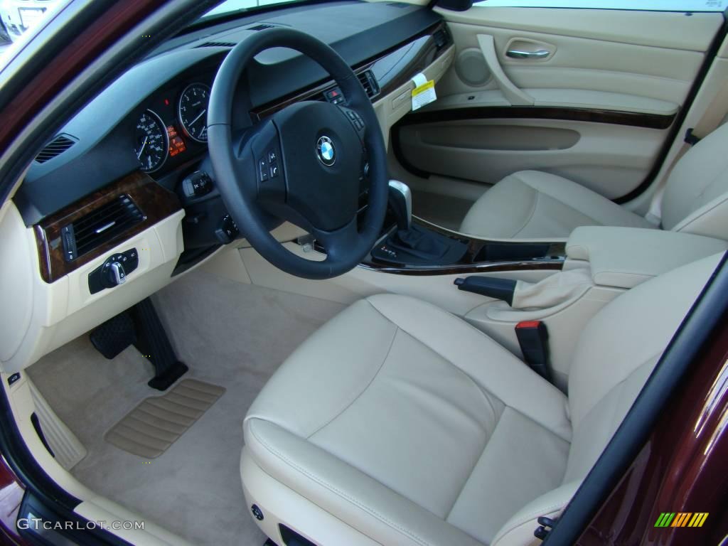 2009 3 Series 328xi Sedan - Barbara Red Metallic / Beige photo #10