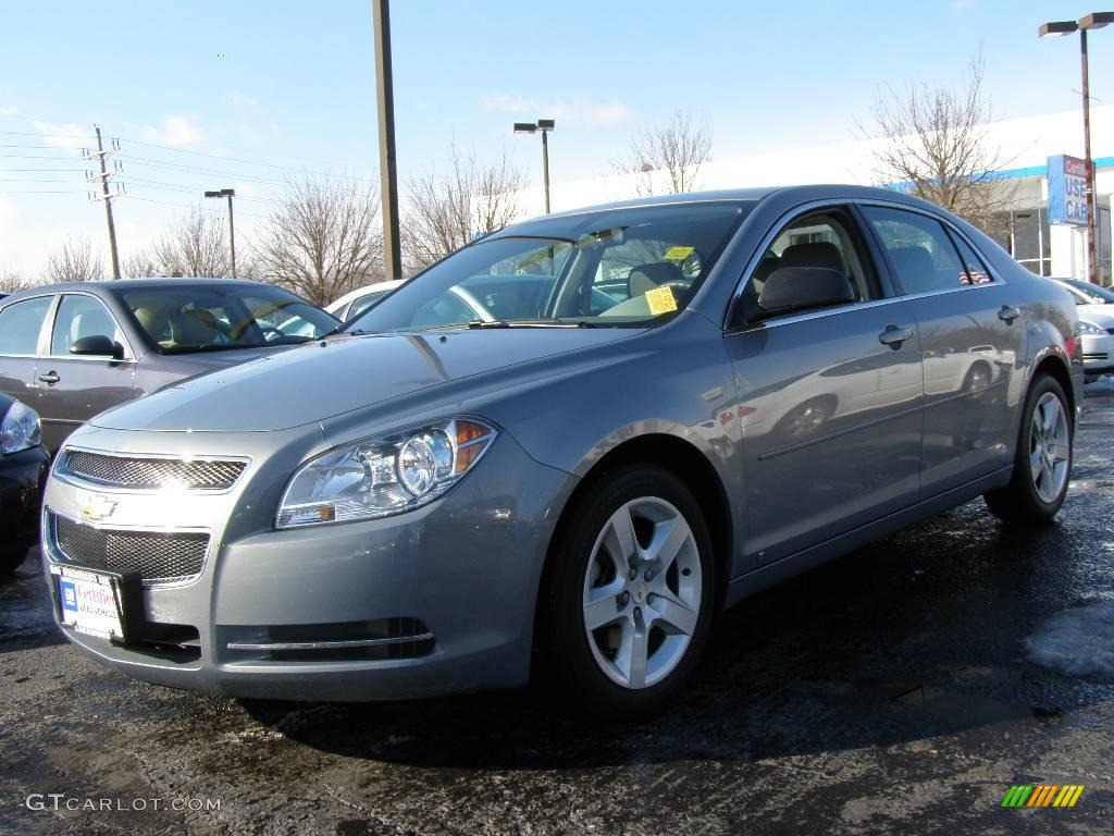 2009 Malibu LS Sedan - Golden Pewter Metallic / Titanium photo #1