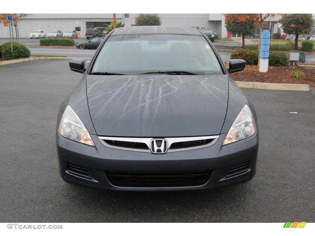 2007 Accord SE V6 Sedan - Graphite Pearl / Gray photo #8