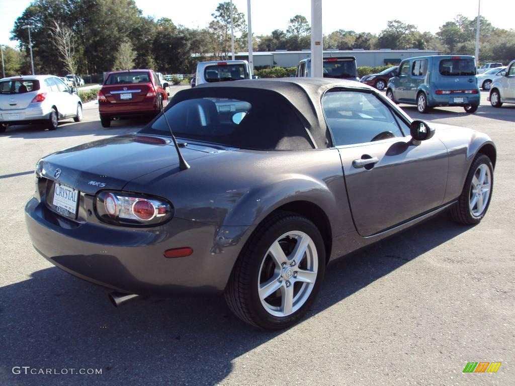 2006 MX-5 Miata Roadster - Galaxy Gray Metallic / Black photo #7