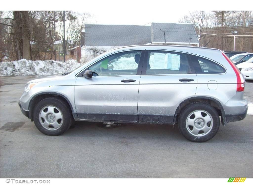 2007 CR-V LX 4WD - Whistler Silver Metallic / Black photo #19