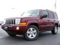 2007 Red Rock Pearl Jeep Commander Sport 4x4  photo #5