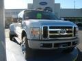 2008 Oxford White Ford F350 Super Duty King Ranch Crew Cab 4x4 Dually  photo #9