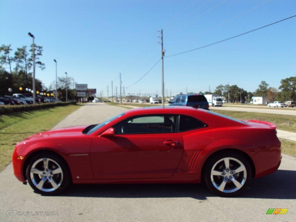 2010 Camaro LT/RS Coupe - Victory Red / Black photo #2