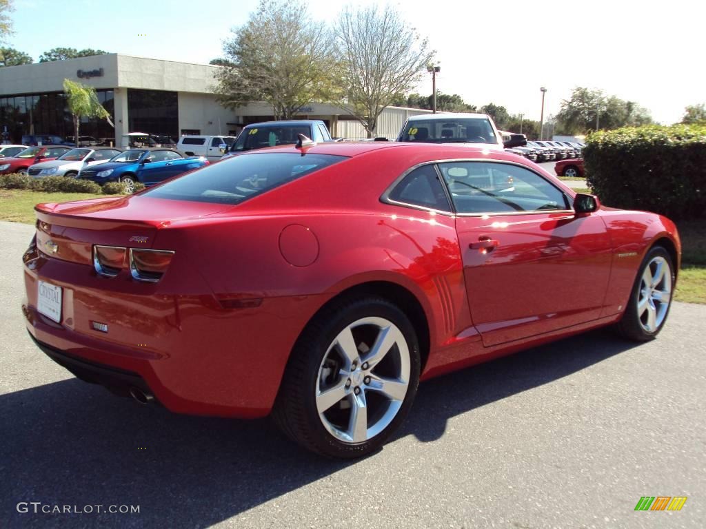 2010 Camaro LT/RS Coupe - Victory Red / Black photo #7