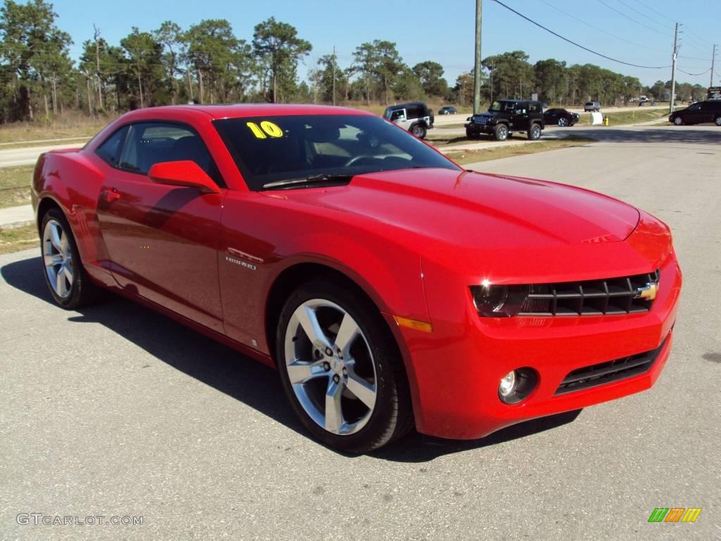 2010 Camaro LT/RS Coupe - Victory Red / Black photo #9