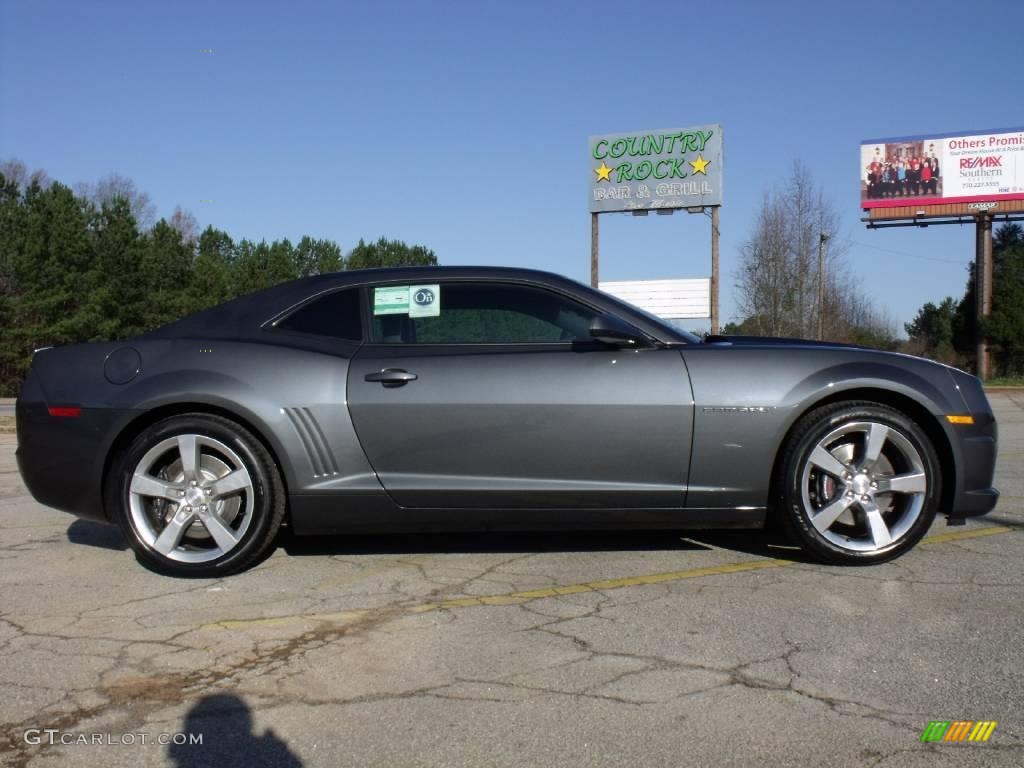 2010 Camaro SS/RS Coupe - Cyber Gray Metallic / Black photo #6